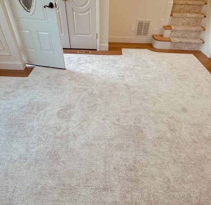 Custom cut and bound rugs